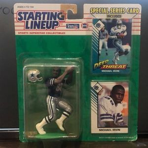 Starting Lineup 1993 Edition Michael Irvin Figurine In Original Packaging